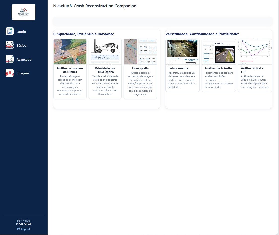 Niewtun CRC 2026 main screen